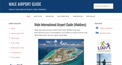 Desktop Screenshot of maleairport.com